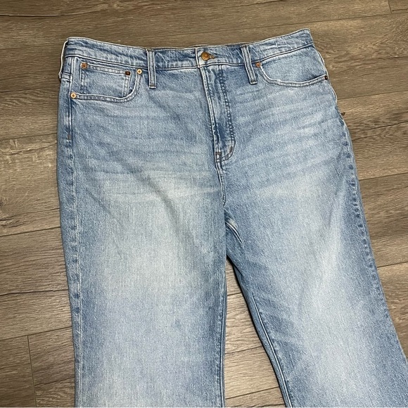 MADEWELL The Perfect Vintage Flare Jean Blue Delavan Wash Sz 33 NWT 90's - Picture 4 of 10